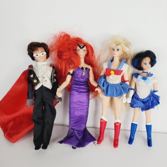 Rare Vintage Sailor Moon Lot 5 Irwin Toy Ltd. 12" Dolls 1995 Collectible Serena - Picture 10 of 11